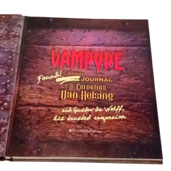 Vampyre The Terrifying Lost Journal of Dr. Cornelius Van Helsing 1st Edition - Picture 5 of 8